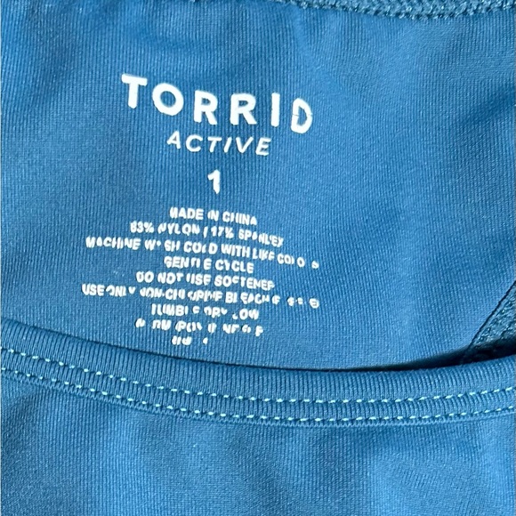 Torrid Active Low-Impact Performance Core Sports Bra Blue Size 1X - Picture 6 of 6